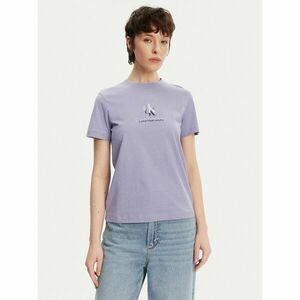 Calvin Klein Jeans Póló Shadow Graphic J20J225545 Lila Regular Fit kép