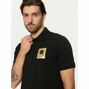 KARL LAGERFELD Pólóing 745460 551235 Fekete Regular Fit kép