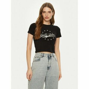 Guess Jeans Póló W5RI59 J1314 Fekete Regular Fit kép