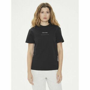 Calvin Klein Póló Multi Logo K20K207215 Fekete Regular Fit kép