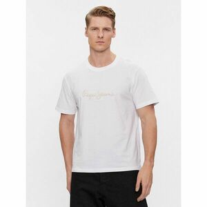 Pepe Jeans Póló Chris PM509207 Fehér Slim Fit kép