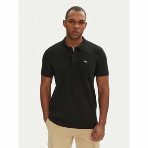 Tommy Jeans Pólóing DM0DM20676 Fekete Slim Fit kép