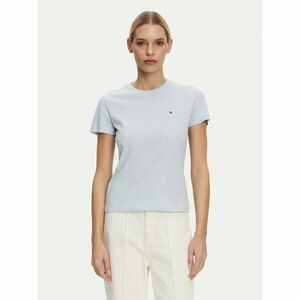 Tommy Hilfiger Póló Slub WW0WW44433 Kék Slim Fit kép
