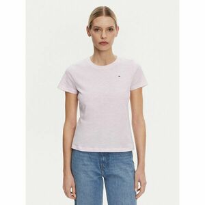 Tommy Hilfiger Póló Slub WW0WW44433 Rózsaszín Slim Fit kép