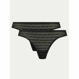 Emporio Armani Underwear 2 db brazil alsó 163337 3F204 00020 Fekete kép