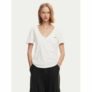 Desigual Póló Vini 24WWTK41 Fehér Regular Fit kép