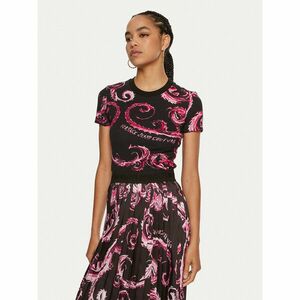 Versace Jeans Couture Póló 77HAH608 JS409 Fekete Slim Fit kép