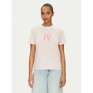 Pieces Póló Skylar 17155376 Rózsaszín Regular Fit kép
