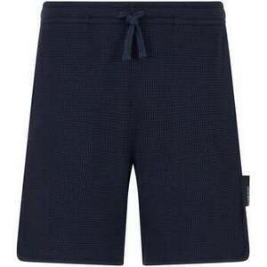 Rövidnadrágok Emporio Armani Waffle Jersey Lounge Shorts Navy Blue kép