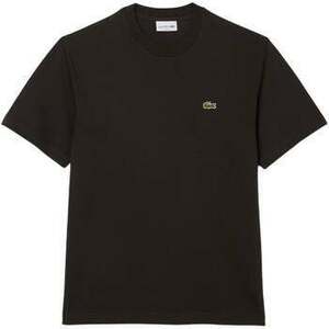 Pólók / Galléros Pólók Lacoste Classic Fit Cotton T-Shirt Dark Brown kép