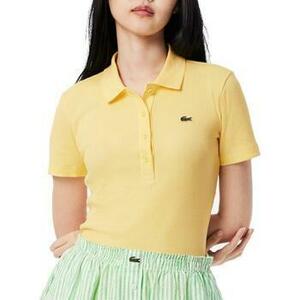 Pólók / Galléros Pólók Lacoste RIBBED COLLAR SHIRT kép