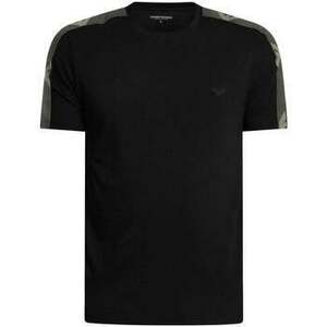Pólók / Galléros Pólók Emporio Armani ASV Lounge Tape T-Shirt Black kép