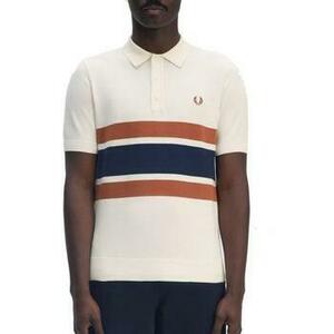 Pólók / Galléros Pólók Fred Perry PANELLED KNITTED SHIRT kép