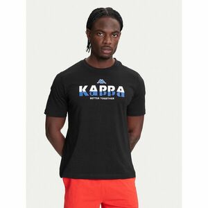 Kappa Póló 351U8KW 005 Fekete Regular Fit kép