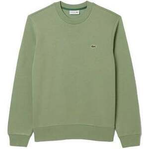 Pulóverek Lacoste Fleece Crew Sweatshirt Thyme kép