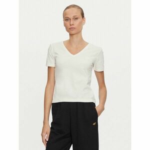 4F Póló 4FWAW24TTSHF1649 Ekru Slim Fit kép