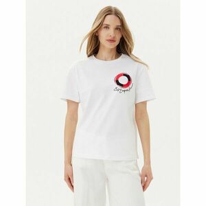 EA7 Emporio Armani Póló 7W000491 AF12957 U0002 Fehér Regular Fit kép