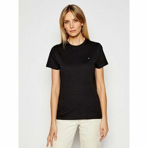 Tommy Hilfiger Póló Heritage Crew WW0WW22043 Fekete Regular Fit kép