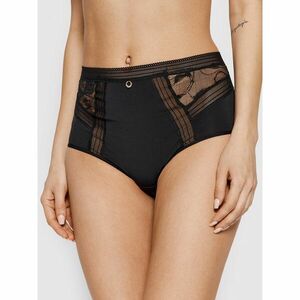 Chantelle Klasszikus magas derekú alsó True Lace C11M80 Fekete kép