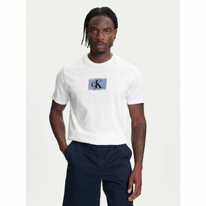 Calvin Klein Póló Box Tape Graphic LV04RC854G Fehér Regular Fit kép