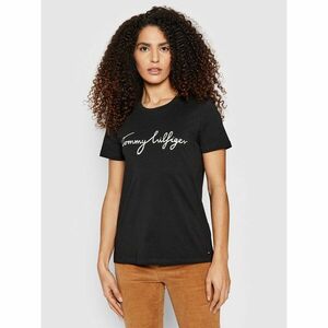 Tommy Hilfiger Póló Heritage Crew Neck Graphic Tee WW0WW24967 Fekete Regular Fit kép