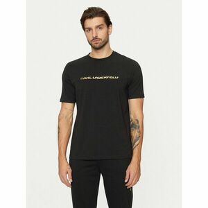 KARL LAGERFELD Póló 755462 551235 Fekete Regular Fit kép