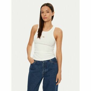 Calvin Klein Jeans Felső J20J224762 Fehér Slim Fit kép