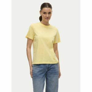 Vero Moda Póló Paulina 10316991 Sárga Regular Fit kép