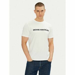 Moose Knuckles Póló Conway M15MT760 Ekru Regular Fit kép