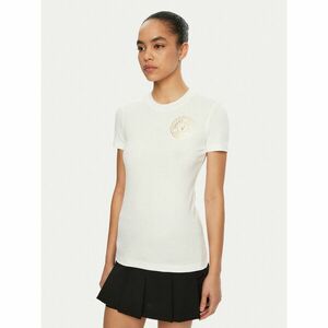Versace Jeans Couture Póló 78HAHT00 Fehér Regular Fit kép