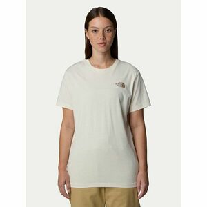 The North Face Póló Redbox NF0A87NK Ekru Relaxed Fit kép