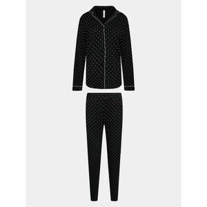 Hunkemöller Pizsama 203193 Fekete Comfortable Fit kép