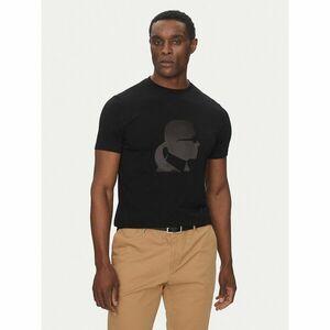 KARL LAGERFELD Póló 755054 552221 Fekete Regular Fit kép