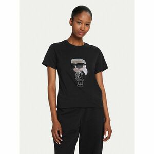 KARL LAGERFELD Póló Ikonik 2.0 230W1770 Fekete Regular Fit kép