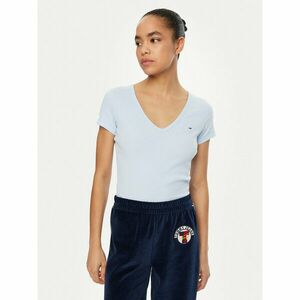 Tommy Jeans Póló Essential DW0DW17385 Kék Slim Fit kép