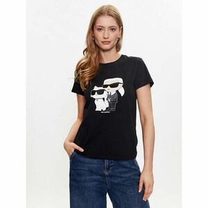KARL LAGERFELD Póló Ikonik 2.0 230W1704 Fekete Regular Fit kép