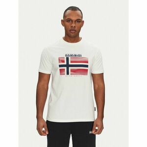 Napapijri Póló S-Lari NP0A4IE52061 Fehér Regular Fit kép