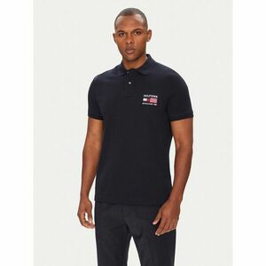Tommy Hilfiger Pólóing Flag MW0MW39836 Sötétkék Regular Fit kép