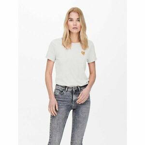 ONLY Póló Kita 15244714 Fehér Regular Fit kép