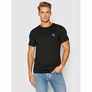 Calvin Klein Jeans Póló Tee Shirt Essential J30J314544 Fekete Slim Fit kép