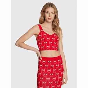 Pinko Felső 100210 A0IS Piros Slim Fit kép