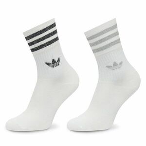 2 pár hosszú szárú női zokni adidas Glt Crew HC9561 Fehér kép