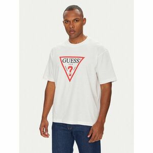 Guess Jeans Póló M4YI45 K8FQ4 Fehér Oversize kép