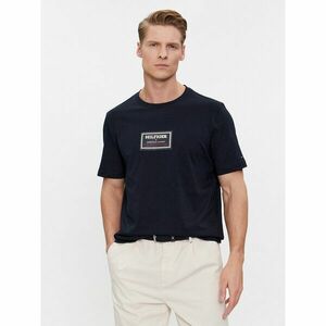 Tommy Hilfiger Póló Label Hd Print Tee MW0MW34391 Sötétkék Regular Fit kép