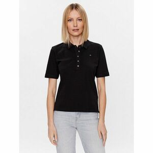 Tommy Hilfiger Pólóing Pique WW0WW37820 Fekete Regular Fit kép