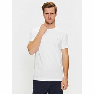 Gant Póló Shield 2003185 Fehér Slim Fit kép