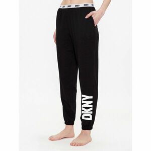 DKNY Pizsama nadrág YI2822635 Fekete Regular Fit kép