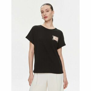 TWINSET Póló 241TP2211 Fekete Regular Fit kép