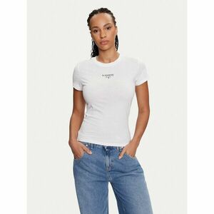 Tommy Jeans Póló Essential DW0DW18397 Fehér Slim Fit kép