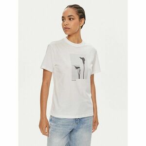 Calvin Klein Póló B&W Flower K20K207579 Fehér Regular Fit kép